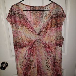 Lane Bryant capped sleeve top 22/24